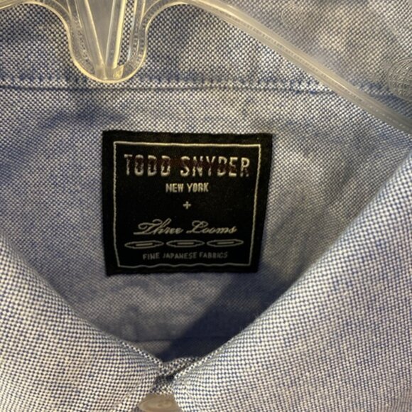 Todd Snyder Japanese Selvedge Oxford LS Button Down Shirt Sz M - Picture 3 of 7